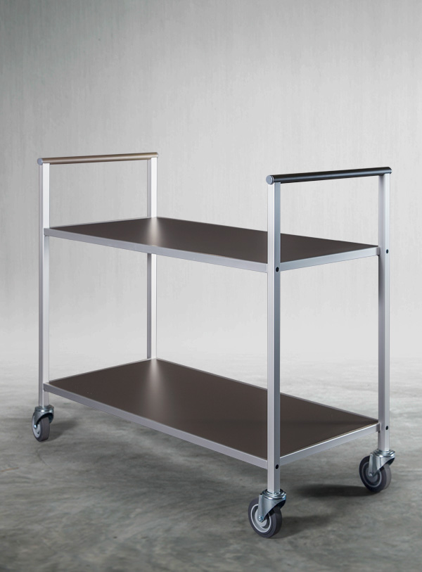 Kommissionierwagen aus Aluminium, Grundmodell L1200